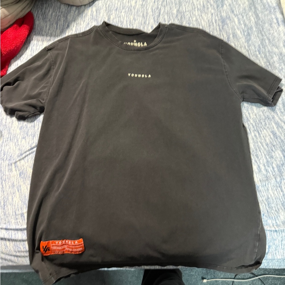 YoungLA Charcoal Gray Men's T-Shirt